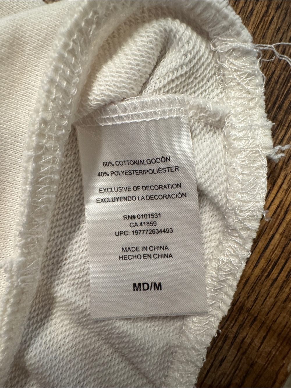 Disney White Winnie the Pooh Sweatshirt with Red Lettering - Picture 3 of 5